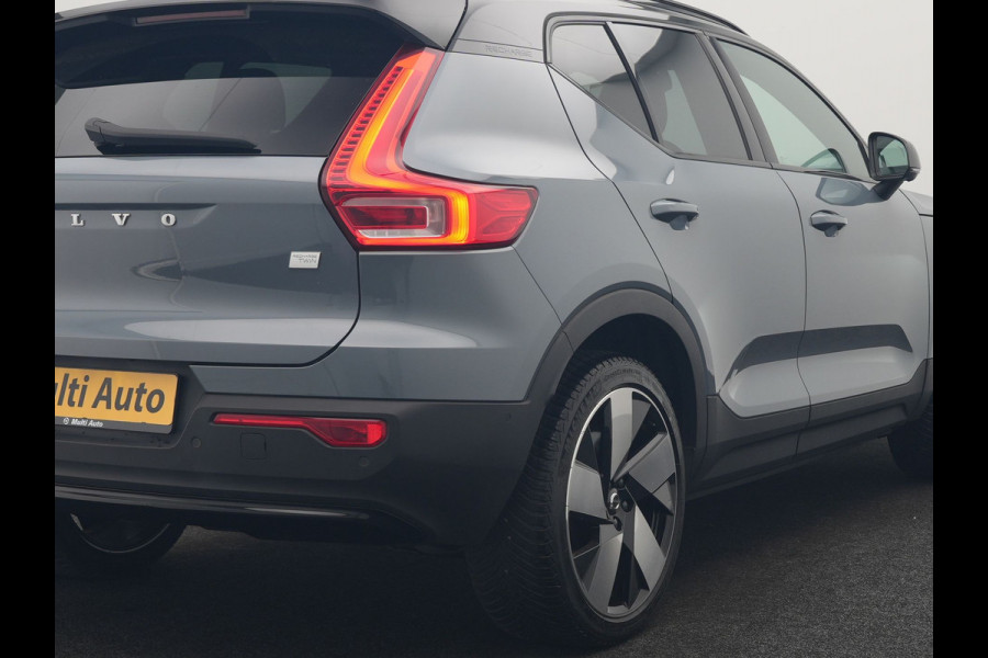 Volvo XC40 Recharge Twin Ultimate 78 kWh 408pk | Panodak | Adaptive Cruise | 360 Camera | Harman / Kardon | Lederen Sportstoelen Memory & Verwarmd | Blis | Keyless | Stuur Verwarmd | Google Assistent | Apple Carplay | DAB | 20"L.M |