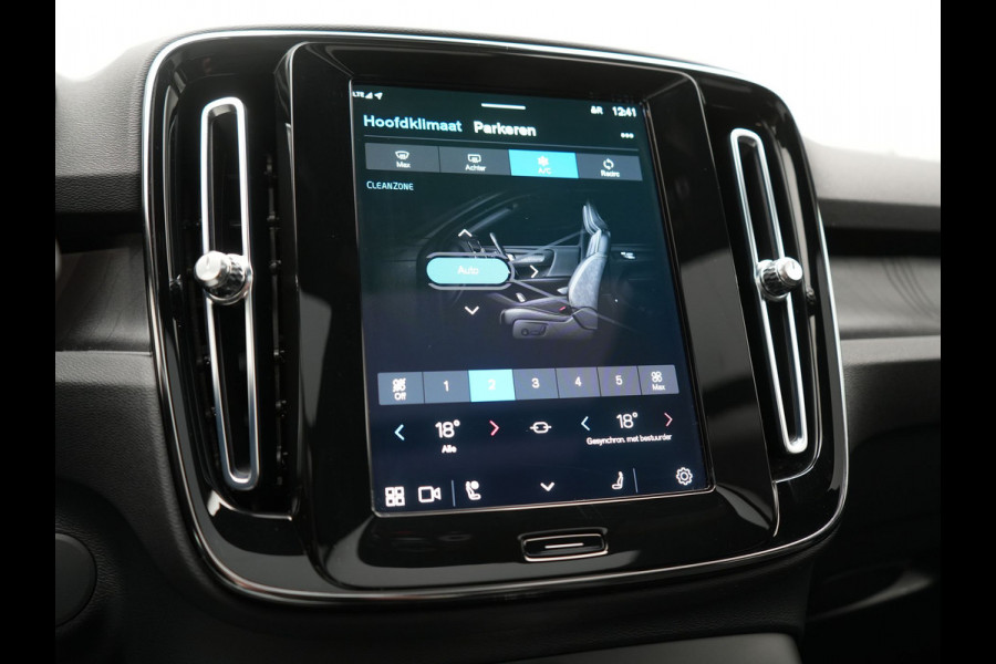 Volvo XC40 Recharge Twin Ultimate 78 kWh 408pk | Panodak | Adaptive Cruise | 360 Camera | Harman / Kardon | Lederen Sportstoelen Memory & Verwarmd | Blis | Keyless | Stuur Verwarmd | Google Assistent | Apple Carplay | DAB | 20"L.M |