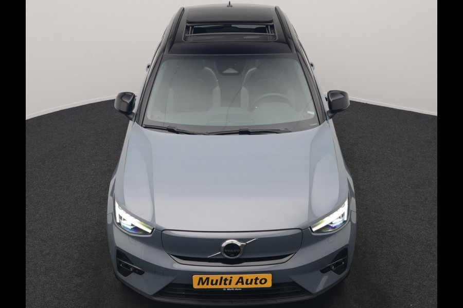 Volvo XC40 Recharge Twin Ultimate 78 kWh 408pk | Panodak | Adaptive Cruise | 360 Camera | Harman / Kardon | Lederen Sportstoelen Memory & Verwarmd | Blis | Keyless | Stuur Verwarmd | Google Assistent | Apple Carplay | DAB | 20"L.M |