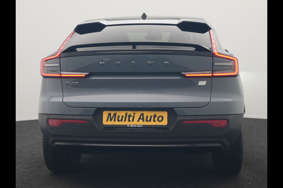Volvo C40 Plus Recharge Pure Electric 69 kWh 231pk Dealer O.H. | Trekhaak Af Fabriek | Panodak | Adaptive Cruise | Camera | Alcantara Sportstoelen & Stuur Verwarmd | Keyless | Blis | Google Assistent | Apple Carplay | DAB |
