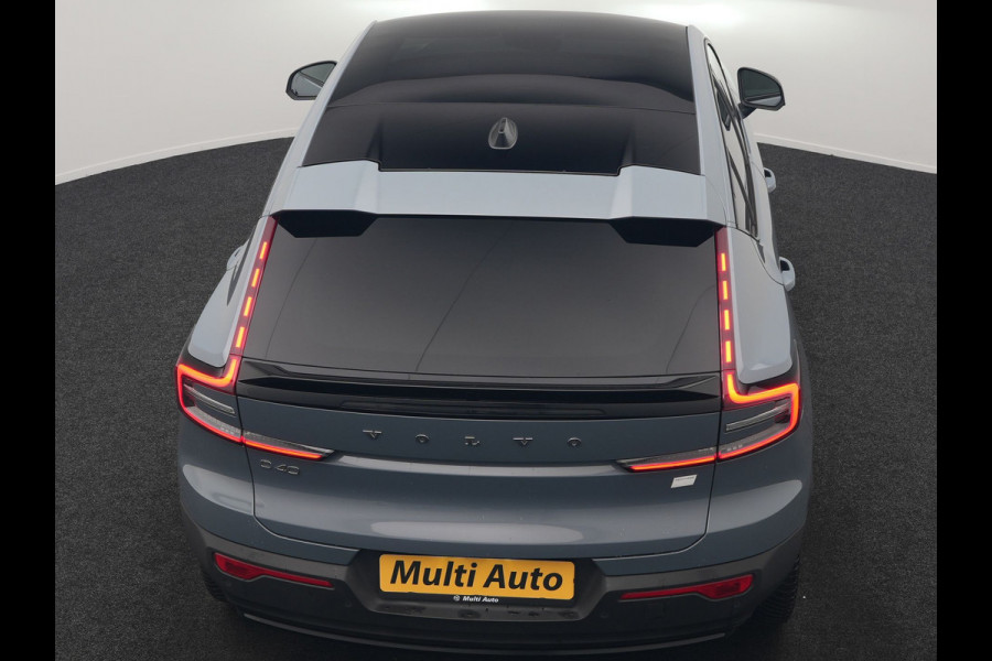 Volvo C40 Plus Recharge Pure Electric 69 kWh 231pk Dealer O.H. | Trekhaak Af Fabriek | Panodak | Adaptive Cruise | Camera | Alcantara Sportstoelen & Stuur Verwarmd | Keyless | Blis | Google Assistent | Apple Carplay | DAB |