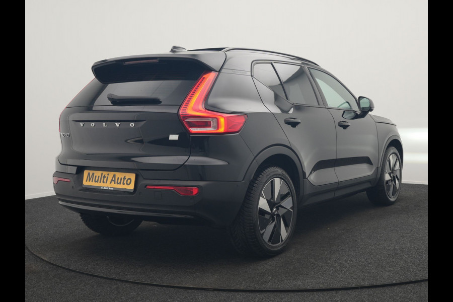 Volvo XC40 Single Motor Extended Range Ultimate 82 kWh 252pk Dealer O.H. | Panodak | Adaptive Cruise | 360 Camera | Harman / Kardon | Warmtepomp | Sportstoelen Memory & Verwarmd | Google Assistent | Keyless | Blis | Stuur Verwarmd | Apple Carplay | DAB | 19"L.M |
