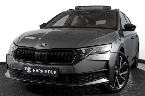 Škoda Octavia Combi 1.5 TSI MHEV 150 PK Sportline Business | S/K-Panodak | Elek. Trekhaak | Matrix Led | Adapt. Cruise | Winterpakket | 13 inch Navi | Camera | NAV + App. Connect | ECC | Elek. Klep | LM 18" | 5062