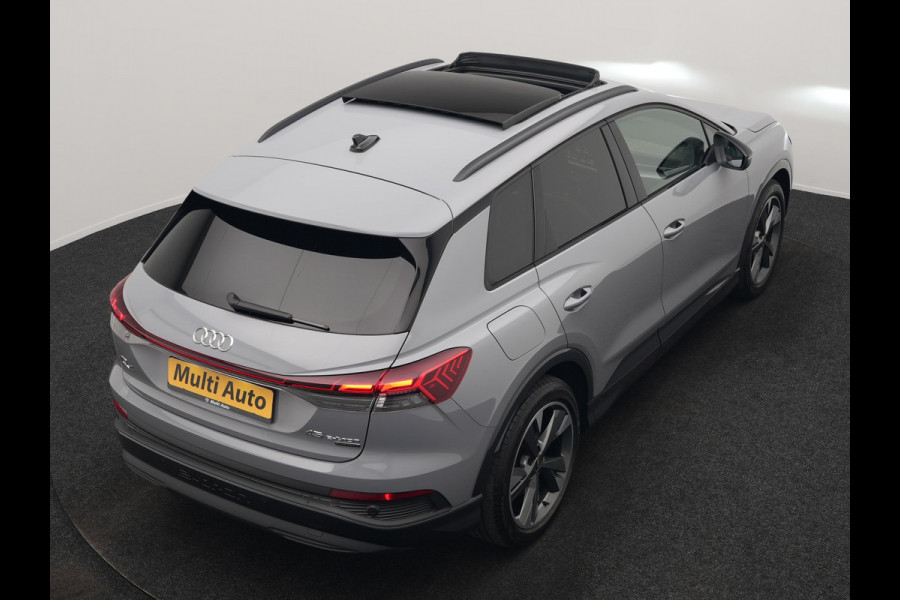Audi Q4 e-tron 45 Quattro Edition 76,6 kWh 265pk Dealer O.H. | Panodak | Sonos Audio | Camera | Sfeerverlichting | Lederen Sportstoelen Verwarmd | Apple Carplay | Navigatie | DAB | 20"L.M |