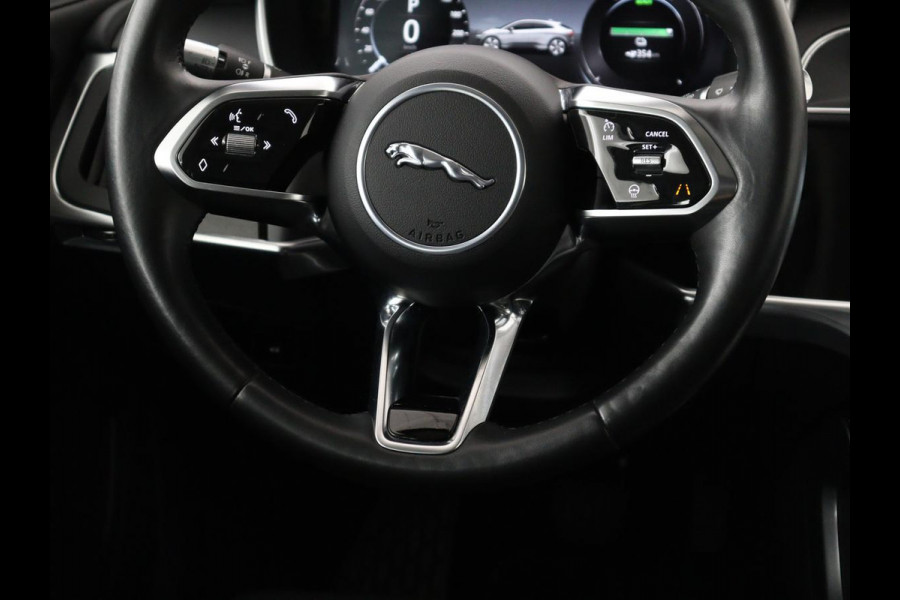 Jaguar I-PACE EV400 Business Edition S 90 kWh | SOH 94,2% | 55.300km NAP | Panoramadak | Leder | Stoelverwarming | Carplay | Camera | Meridian Surround | Stuurverwarming | Park Assist | Keyless | Full LED | Elektrische kofferklep | Navigatie | Verwarmde voorruit | 20'' lichtmetalen velgen | Origineel NL