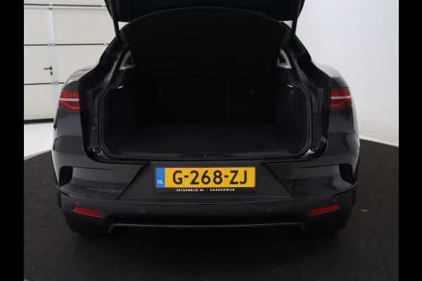 Jaguar I-PACE EV400 Business Edition S 90 kWh | SOH 94,2% | 55.300km NAP | Panoramadak | Leder | Stoelverwarming | Carplay | Camera | Meridian Surround | Stuurverwarming | Park Assist | Keyless | Full LED | Elektrische kofferklep | Navigatie | Verwarmde voorruit | 20'' lichtmetalen velgen | Origineel NL