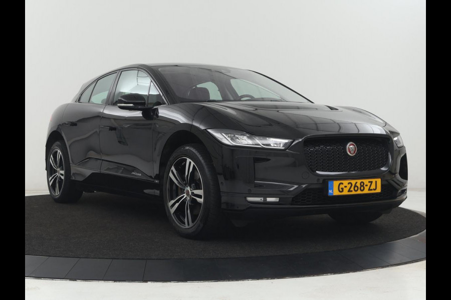 Jaguar I-PACE EV400 Business Edition S 90 kWh | SOH 94,2% | 55.300km NAP | Panoramadak | Leder | Stoelverwarming | Carplay | Camera | Meridian Surround | Stuurverwarming | Park Assist | Keyless | Full LED | Elektrische kofferklep | Navigatie | Verwarmde voorruit | 20'' lichtmetalen velgen | Origineel NL