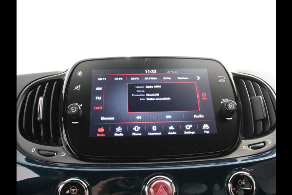 Fiat 500C 1.0 Hybrid Dolcevita Airco Cruise control Lichtmetalen velgen Apple Carplay/ Android Auto Navigatie Parkeersensor achter