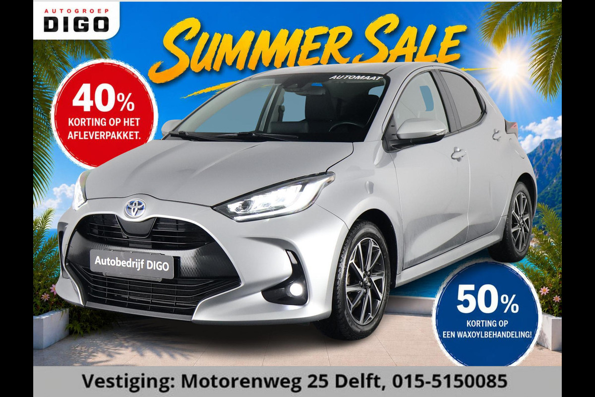 Toyota Yaris 1.5 HYBRID DYNAMIC SILVERLINE GARANTIE TOT 9-2031 CARPLAY NAVIGATIE .CAMERA. ADAPTIEVE CRUISE CONTROL . APPLE CARPLAY & ANDRIOD AUTO .