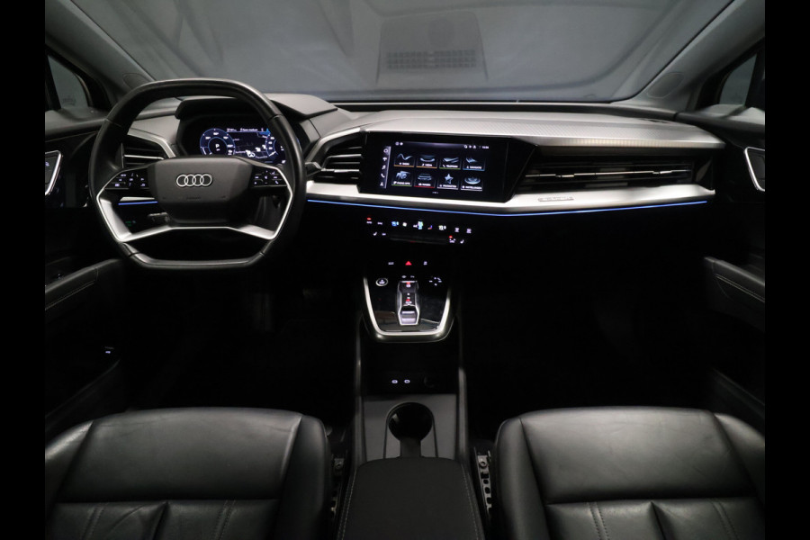 Audi Q4 e-tron 40 Launch edition S Competition 77 kWh [SCHUIFKANTELDAK, APPLE CARPLAY, CRUISE CONTROL, STOELVERWARMING, DIGITAL DASH, ELEKTRISCHE ACHTERKLEP, NAVIGATIE NIEUWSTAAT]