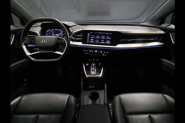 Audi Q4 e-tron 40 Launch edition S Competition 77 kWh [SCHUIFKANTELDAK, APPLE CARPLAY, CRUISE CONTROL, STOELVERWARMING, DIGITAL DASH, ELEKTRISCHE ACHTERKLEP, NAVIGATIE NIEUWSTAAT]