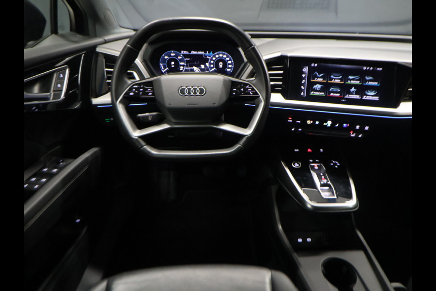 Audi Q4 e-tron 40 Launch edition S Competition 77 kWh [SCHUIFKANTELDAK, APPLE CARPLAY, CRUISE CONTROL, STOELVERWARMING, DIGITAL DASH, ELEKTRISCHE ACHTERKLEP, NAVIGATIE NIEUWSTAAT]