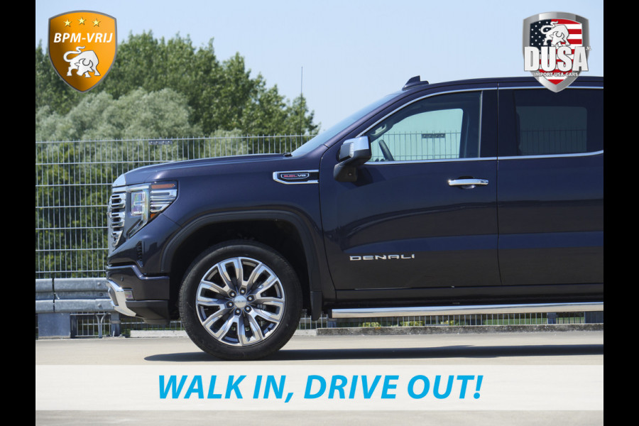 GMC 1500 sierra Denali | 6.2L V8 Titanium Rush Metallic | HUD | Bose Audio | Full option Nieuw binnen!