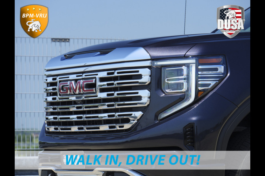 GMC 1500 sierra Denali | 6.2L V8 Titanium Rush Metallic | HUD | Bose Audio | Full option Nieuw binnen!