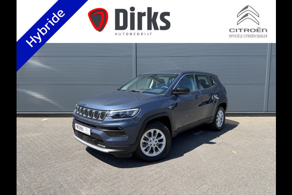 Jeep Compass 4xe 190 Plug-in Hybrid Electric Altitude (Elektrische Klep - Keyless Entry - LED - Automatische Airco - Camera - Navigatie - App