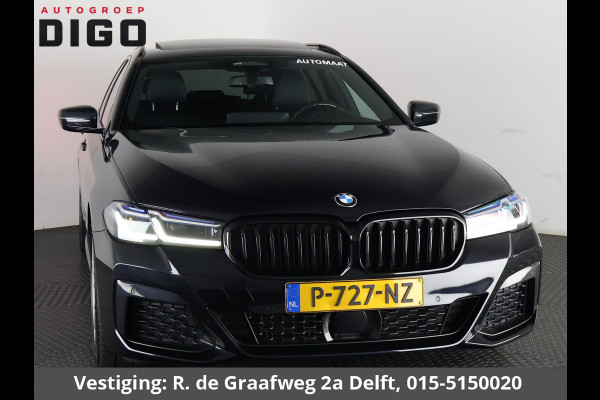 BMW 5 Serie Touring 530i Business Edition Plus | Schuif-/Kanteldak | Navigatie | Camera | Leder |