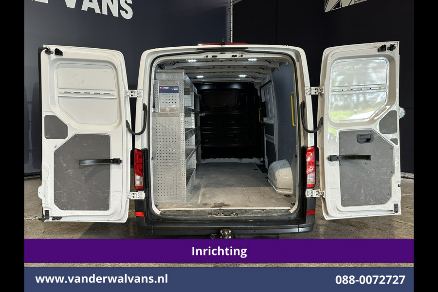 Volkswagen Crafter 2.0 TDI L3H2 L2H1 Inrichting Euro6 Airco | Apple Carplay | Trekhaak | Parkeersensoren Android Auto, Bijrijdersbank