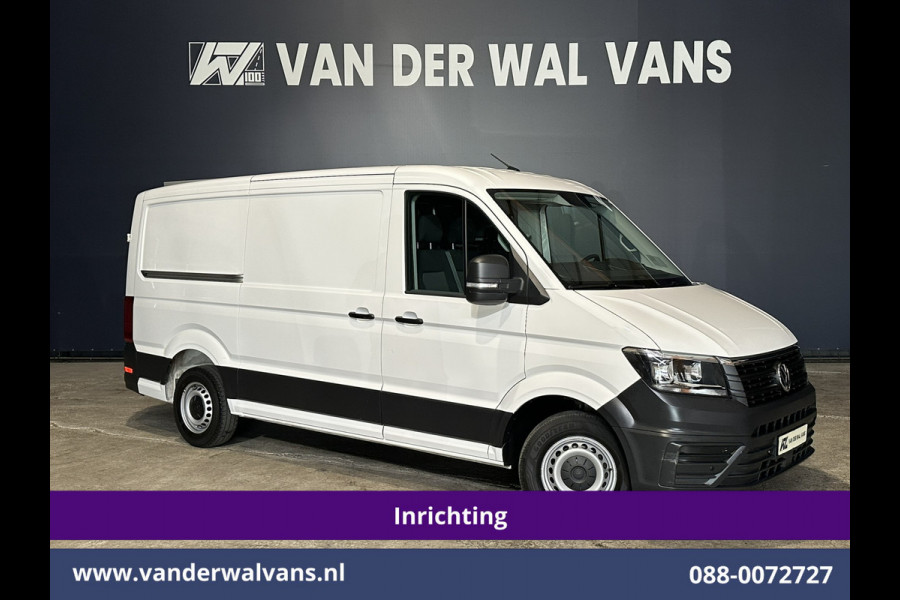 Volkswagen Crafter 2.0 TDI L3H2 L2H1 Inrichting Euro6 Airco | Apple Carplay | Trekhaak | Parkeersensoren Android Auto, Bijrijdersbank