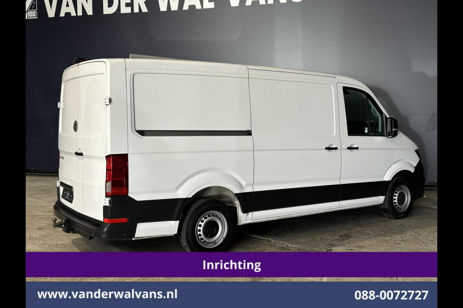 Volkswagen Crafter 2.0 TDI L3H2 L2H1 Inrichting Euro6 Airco | Apple Carplay | Trekhaak | Parkeersensoren Android Auto, Bijrijdersbank