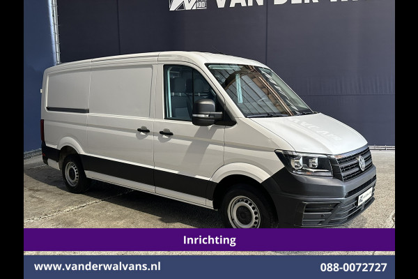 Volkswagen Crafter 2.0 TDI L3H2 L2H1 Inrichting Euro6 Airco | Apple Carplay | Trekhaak | Parkeersensoren Android Auto, Bijrijdersbank