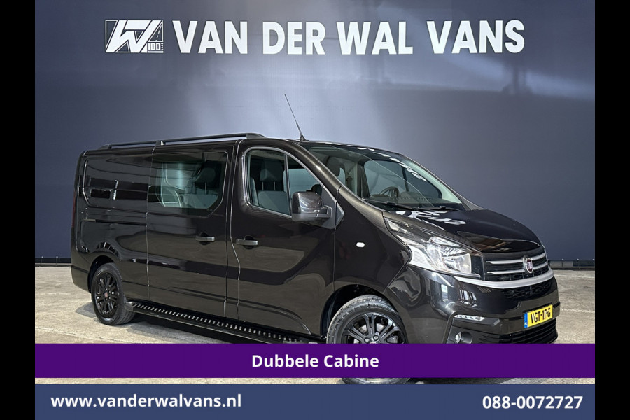 Fiat Talento 2.0 MultiJet 146pk L2H1 Dubbele Cabine Euro6 Airco | 5-Zits | Camera | Navigatie | LM velgen Cruisecontrol, Trekhaak, Parkeersensoren, Sidebars, Dakdragers