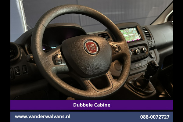 Fiat Talento 2.0 MultiJet 146pk L2H1 Dubbele Cabine Euro6 Airco | 5-Zits | Camera | Navigatie | LM velgen Cruisecontrol, Trekhaak, Parkeersensoren, Sidebars, Dakdragers