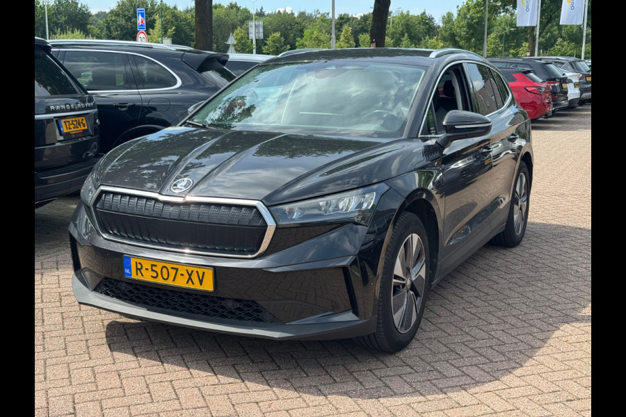 Škoda ENYAQ iV 80 Limited Edition / SOH 93,3% / Camera / Warmtepomp / CarPlay / Keyless / 19'' / Dodehoek / Stoel+Stuurverwarming / DAB / ACC