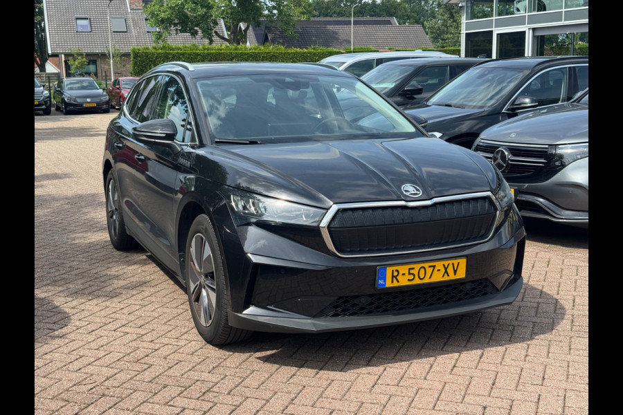Škoda ENYAQ iV 80 Limited Edition / SOH 93,3% / Camera / Warmtepomp / CarPlay / Keyless / 19'' / Dodehoek / Stoel+Stuurverwarming / DAB / ACC