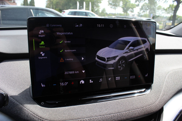 Škoda ENYAQ iV 80 Limited Edition / SOH 93,3% / Camera / Warmtepomp / CarPlay / Keyless / 19'' / Dodehoek / Stoel+Stuurverwarming / DAB / ACC