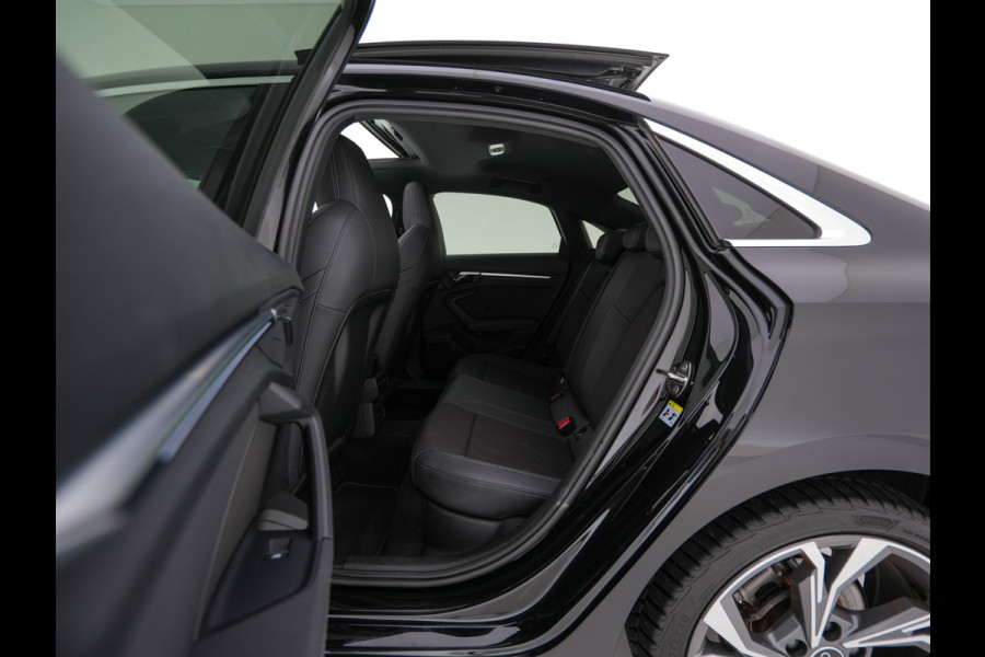 Audi A3 Limousine 30 TFSI S-Line Edition (INCL-BTW) Aut. *PANO | LEATHER-FABRIC | FULL-LED | AMBIENTLIGHT | SPORTSEATS | DIGI-COCKPIT | NAVI-FULLMAP | PRIVACYGLASS | SHIFTPADDLES | DAB+ | CRUISE | KEYLESS | PDC | 18"ALU*