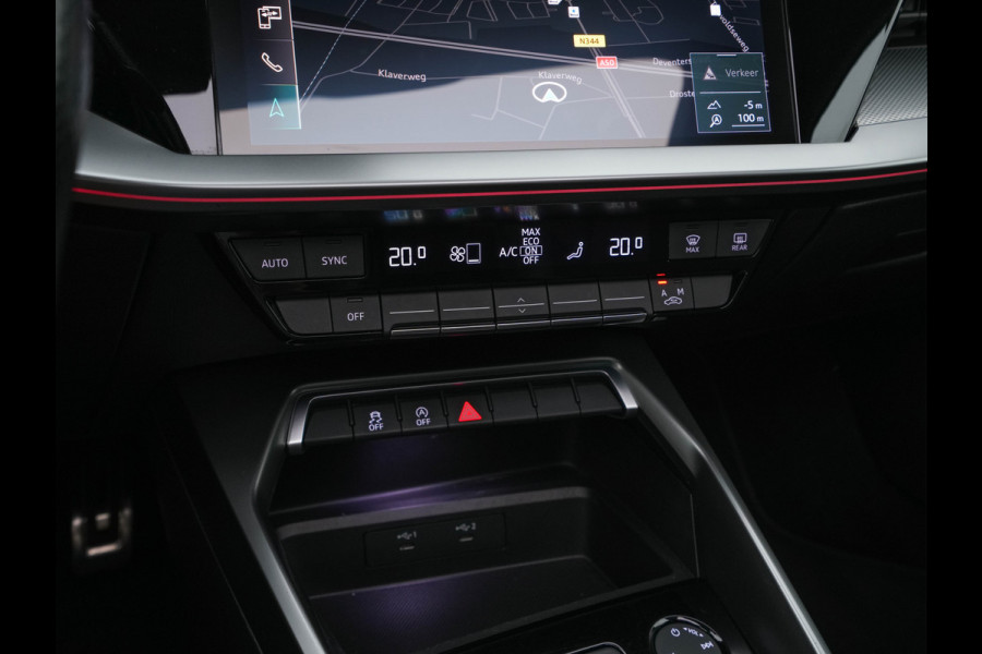 Audi A3 Limousine 30 TFSI S-Line Edition (INCL-BTW) Aut. *PANO | LEATHER-FABRIC | FULL-LED | AMBIENTLIGHT | SPORTSEATS | DIGI-COCKPIT | NAVI-FULLMAP | PRIVACYGLASS | SHIFTPADDLES | DAB+ | CRUISE | KEYLESS | PDC | 18"ALU*