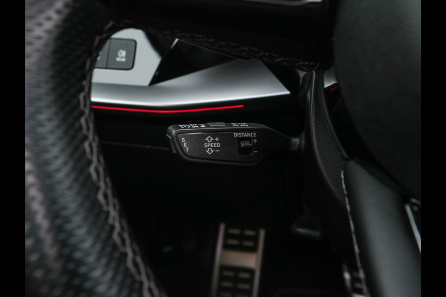 Audi A3 Limousine 30 TFSI S-Line Edition (INCL-BTW) Aut. *PANO | LEATHER-FABRIC | FULL-LED | AMBIENTLIGHT | SPORTSEATS | DIGI-COCKPIT | NAVI-FULLMAP | PRIVACYGLASS | SHIFTPADDLES | DAB+ | CRUISE | KEYLESS | PDC | 18"ALU*