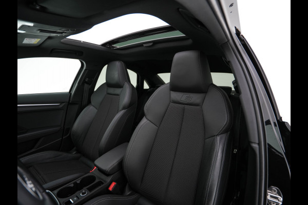 Audi A3 Limousine 30 TFSI S-Line Edition (INCL-BTW) Aut. *PANO | LEATHER-FABRIC | FULL-LED | AMBIENTLIGHT | SPORTSEATS | DIGI-COCKPIT | NAVI-FULLMAP | PRIVACYGLASS | SHIFTPADDLES | DAB+ | CRUISE | KEYLESS | PDC | 18"ALU*