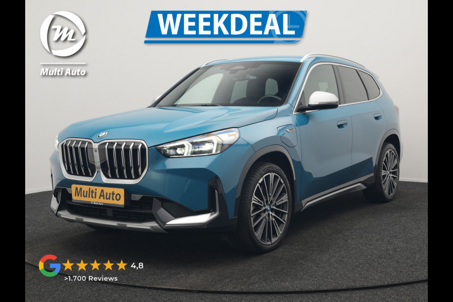 BMW X1 xDrive30e X Line PHEV 327pk Dealer O.H. | 20" Individual | Camera | Lederen Sportstoelen & Stuur Verwarmd | Sfeerverlichting | Apple Carplay | Blis | Keyless | Navigatie | DAB | Cruise Control | 20"L.M | Plug In Hybrid |