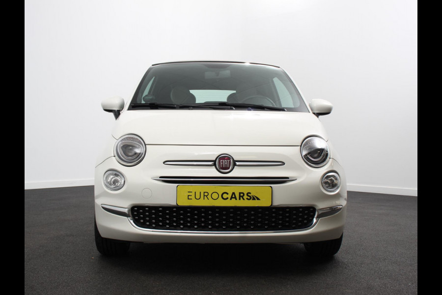 Fiat 500C 1.0 Hybrid Dolcevita Half lederen bekleding Climate control Cruise control Parkeersensoren achter Lichtmetalen velgen Apple Carplay/ Android Auto