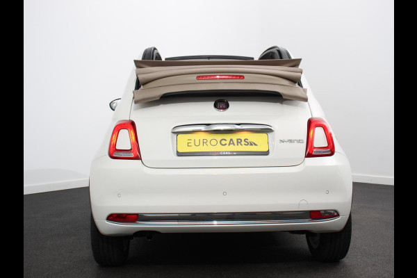 Fiat 500C 1.0 Hybrid Dolcevita Half lederen bekleding Climate control Cruise control Parkeersensoren achter Lichtmetalen velgen Apple Carplay/ Android Auto