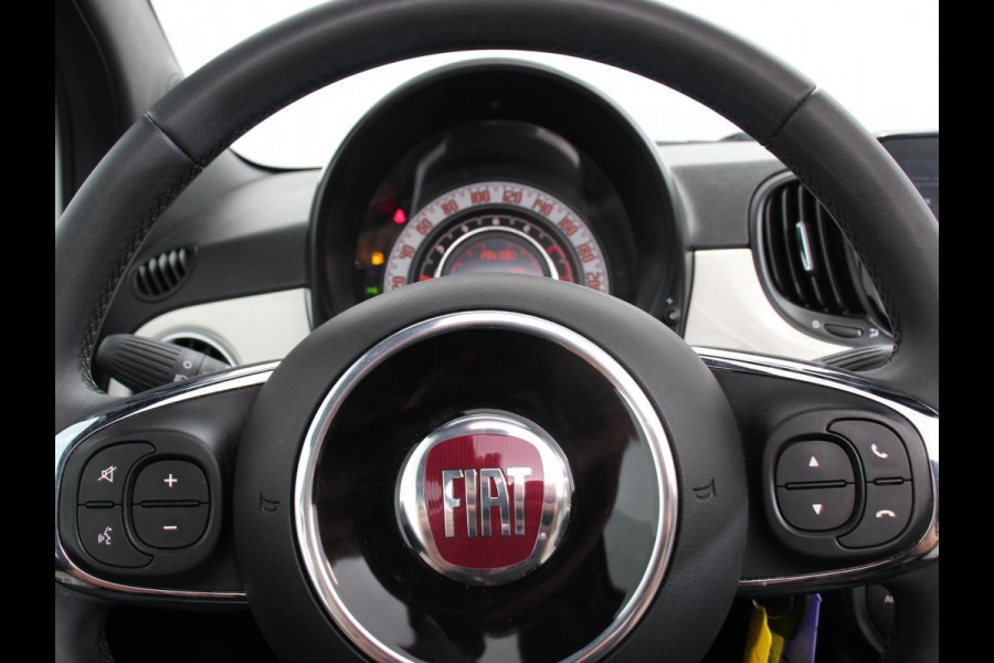 Fiat 500C 1.0 Hybrid Dolcevita Half lederen bekleding Climate control Cruise control Parkeersensoren achter Lichtmetalen velgen Apple Carplay/ Android Auto