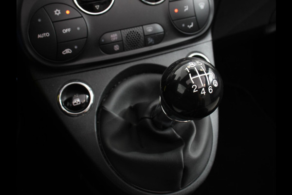Fiat 500C 1.0 Hybrid Dolcevita Half lederen bekleding Climate control Cruise control Parkeersensoren achter Lichtmetalen velgen Apple Carplay/ Android Auto