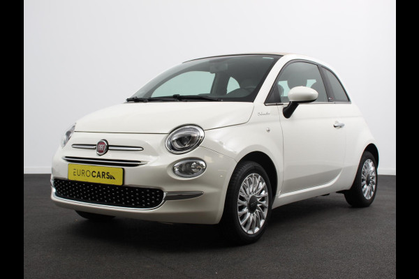 Fiat 500C 1.0 Hybrid Dolcevita Half lederen bekleding Climate control Cruise control Parkeersensoren achter Lichtmetalen velgen Apple Carplay/ Android Auto