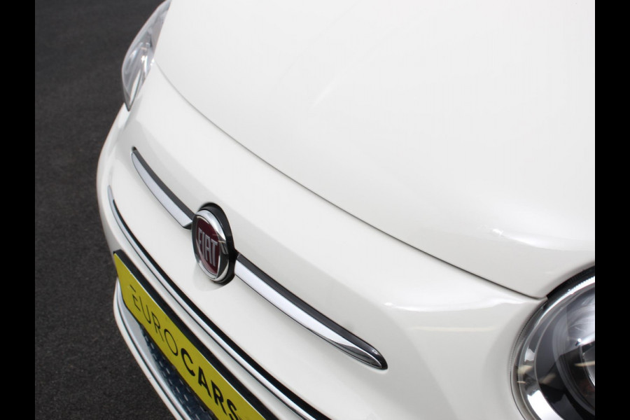 Fiat 500C 1.0 Hybrid Dolcevita Half lederen bekleding Climate control Cruise control Parkeersensoren achter Lichtmetalen velgen Apple Carplay/ Android Auto