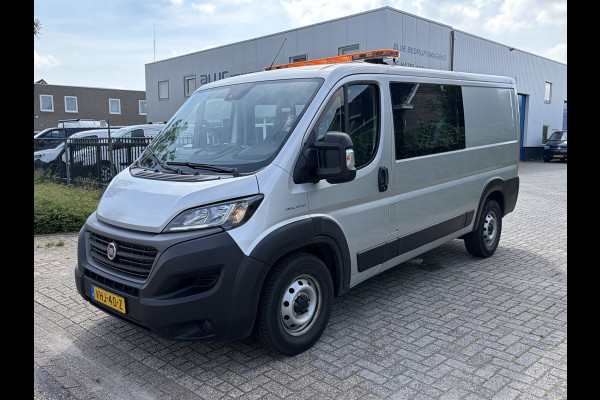 Fiat Ducato 35H 2.3 MultiJet 140PK Euro6 L2H1 DC Dubbele Cabine ✓ clima ✓ navigatie ✓ camera