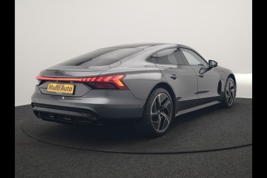 Audi e-tron GT 93 kWh 476pk Dealer O.H | Panodak | Head Up | Adaptive Cruise | 360 Camera | Laser LED | Bang & Olufsen | Lederen Sportstoelen Memory & Ventilatie | Keyless | Blis | Stuur & Stoelen Verwarmd | Navigatie | Virtual | DAB | 20"L.M |