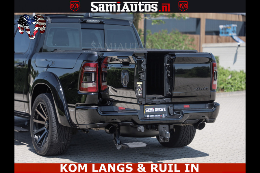 Dodge Ram LIMITED HULK | 5.7 V8 402PK " HEMI | HUD | LUCHTVERING | PANO | MWK KLEP | MEGA VOL | DC | 5 PERS | CREW CAB | DUBBELE CABINE | GRIJSKENETEKN | MEEST COMFORTABELE BEDRIJFSAUTO |