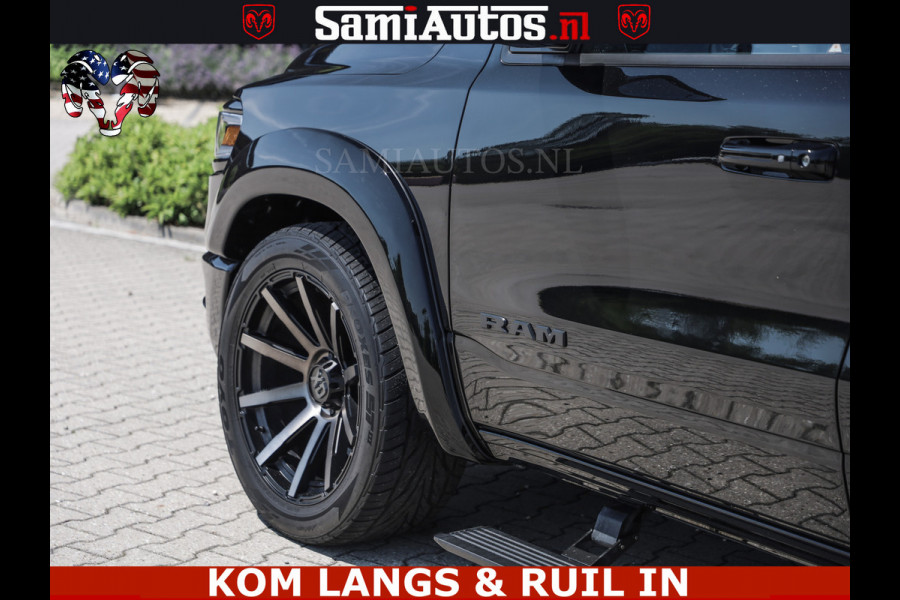Dodge Ram LIMITED HULK | 5.7 V8 402PK " HEMI | HUD | LUCHTVERING | PANO | MWK KLEP | MEGA VOL | DC | 5 PERS | CREW CAB | DUBBELE CABINE | GRIJSKENETEKN | MEEST COMFORTABELE BEDRIJFSAUTO |