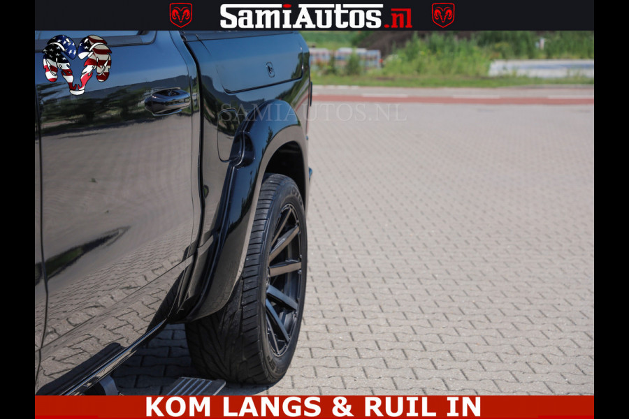 Dodge Ram LIMITED HULK | 5.7 V8 402PK " HEMI | HUD | LUCHTVERING | PANO | MWK KLEP | MEGA VOL | DC | 5 PERS | CREW CAB | DUBBELE CABINE | GRIJSKENETEKN | MEEST COMFORTABELE BEDRIJFSAUTO |