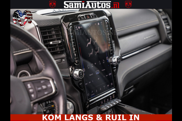 Dodge Ram LIMITED HULK | 5.7 V8 402PK " HEMI | HUD | LUCHTVERING | PANO | MWK KLEP | MEGA VOL | DC | 5 PERS | CREW CAB | DUBBELE CABINE | GRIJSKENETEKN | MEEST COMFORTABELE BEDRIJFSAUTO |