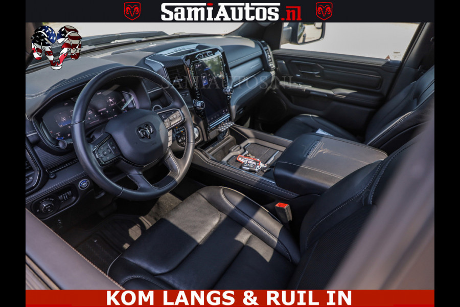 Dodge Ram LIMITED HULK | 5.7 V8 402PK " HEMI | HUD | LUCHTVERING | PANO | MWK KLEP | MEGA VOL | DC | 5 PERS | CREW CAB | DUBBELE CABINE | GRIJSKENETEKN | MEEST COMFORTABELE BEDRIJFSAUTO |