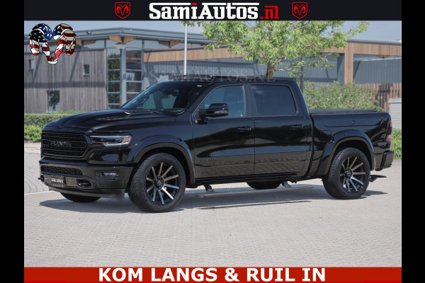 Dodge Ram LIMITED HULK | 5.7 V8 402PK " HEMI | HUD | LUCHTVERING | PANO | MWK KLEP | MEGA VOL | DC | 5 PERS | CREW CAB | DUBBELE CABINE | GRIJSKENETEKN | MEEST COMFORTABELE BEDRIJFSAUTO |
