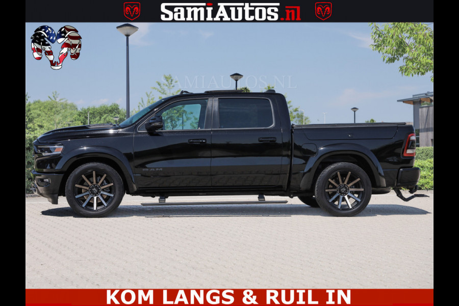 Dodge Ram LIMITED HULK | 5.7 V8 402PK " HEMI | HUD | LUCHTVERING | PANO | MWK KLEP | MEGA VOL | DC | 5 PERS | CREW CAB | DUBBELE CABINE | GRIJSKENETEKN | MEEST COMFORTABELE BEDRIJFSAUTO |