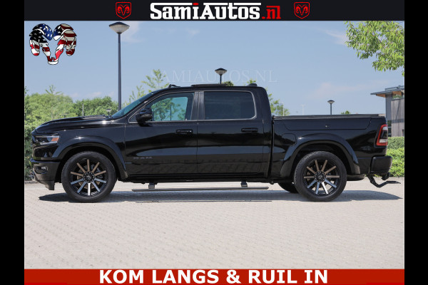 Dodge Ram LIMITED HULK | 5.7 V8 402PK " HEMI | HUD | LUCHTVERING | PANO | MWK KLEP | MEGA VOL | DC | 5 PERS | CREW CAB | DUBBELE CABINE | GRIJSKENETEKN | MEEST COMFORTABELE BEDRIJFSAUTO |